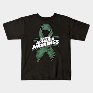 Support Aphasia Awareness Kids T-Shirt